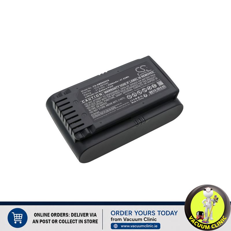 VACUUM BATTERY ALTERNATIVE FOR SAMSUNG JET 60, JET 65, JET 75E AND HOOVER (4204) EXSX756962