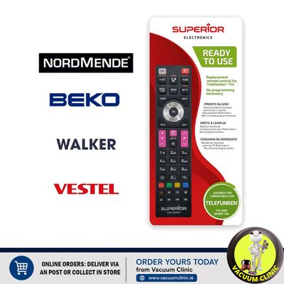 NORDMENDE, WALKER, BEKO, VESTEL, TELEFUNKEN TV REMOTE (COUNTER) SUPRC016
