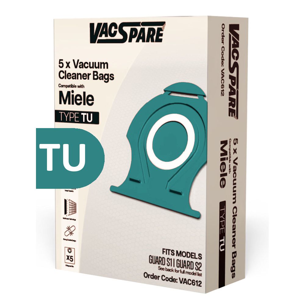 MIELE TU MICROFIBER BAGS PACK OF 5 () EXSVAC612