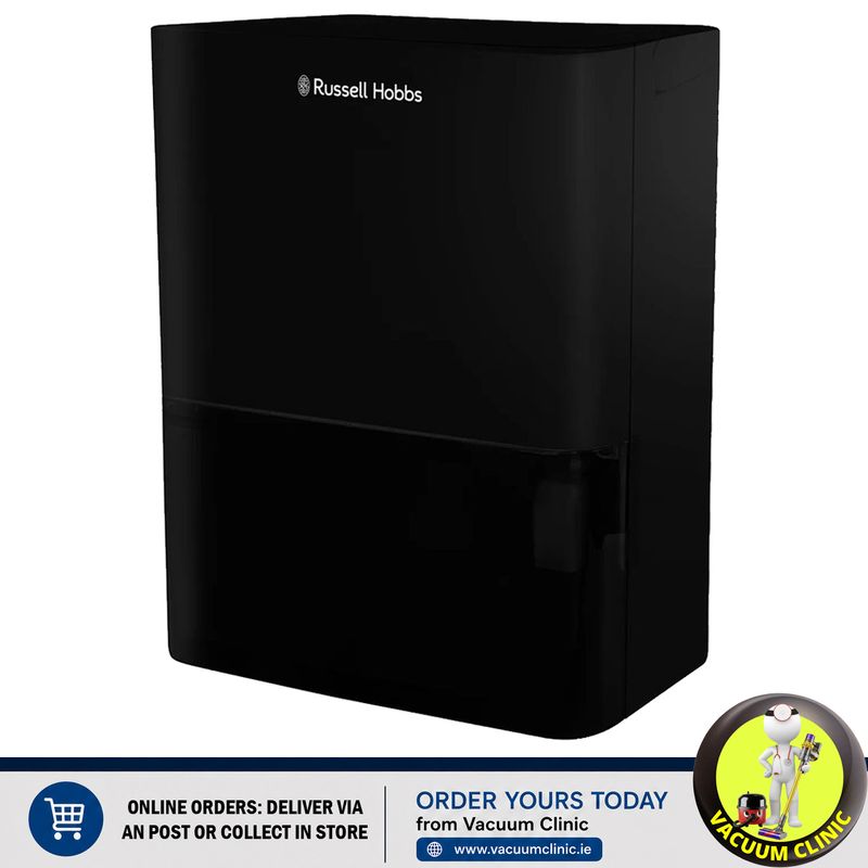 RUSSELL HOBBS BLACK DEHUMIDIFIER EXT RATE 10L 24HRS () REMRHDH1001B