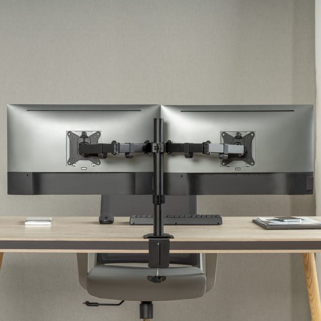 17" TO 32" DUAL MONITOR MOUNT UNIVERSAL (COUNTER) SUPSPC002