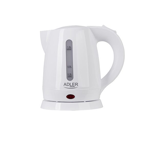 ADLER 1L WHITE CAMPER/CARAVAN KETTLE 1350W (NON STOCK ITEM) ADLAD1272