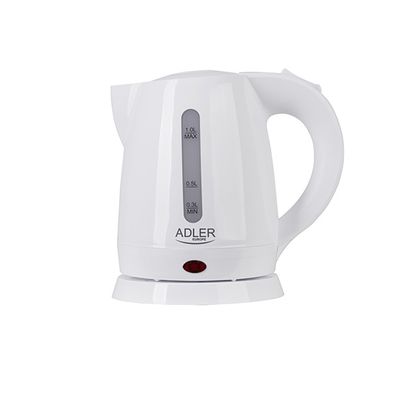 ADLER 1L WHITE CAMPER/CARAVAN KETTLE 1350W (NON STOCK ITEM) ADLAD1272
