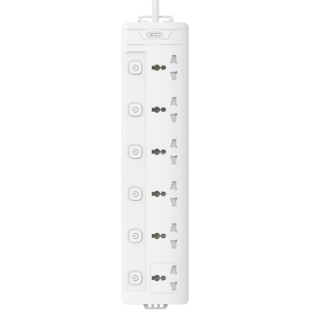 XO 6 GANG 2 METER EXTENSION LEAD - ADAPTOR SOCKETS (6705) EXSXO-WL18IRL-UK