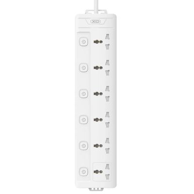 XO 6 GANG 2 METER EXTENSION LEAD - ADAPTOR SOCKETS (6705) EXSXO-WL18IRL-UK