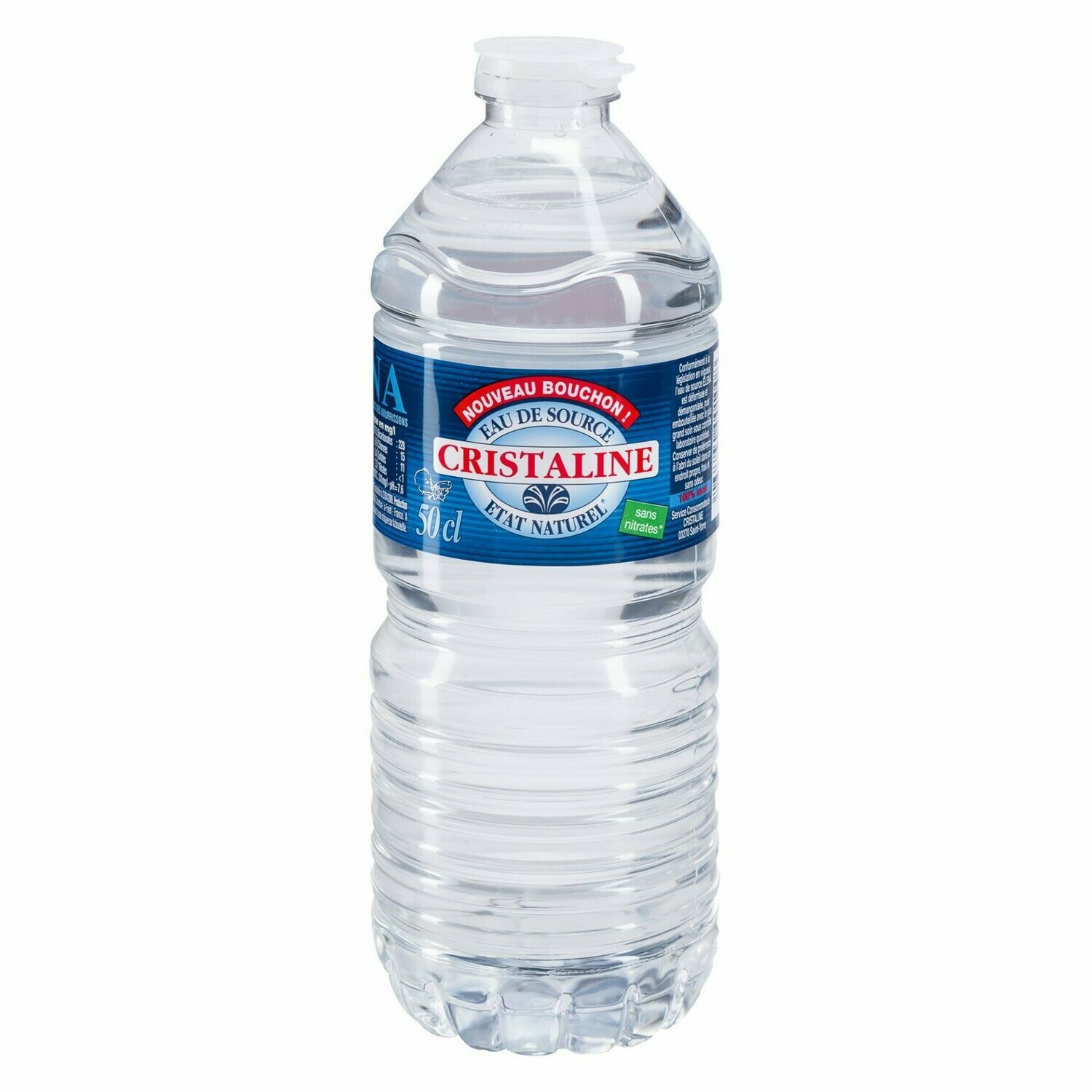 Cristalline eau plate 50cl