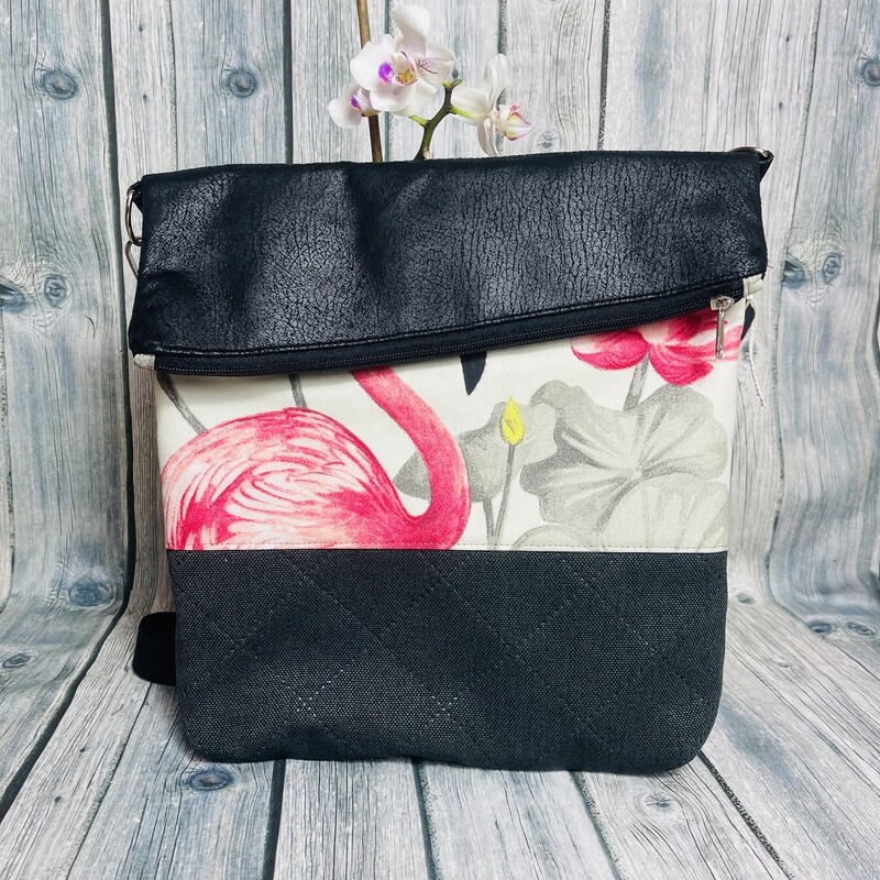 SALE!! FOLDOVER.bag "Flamingo„
