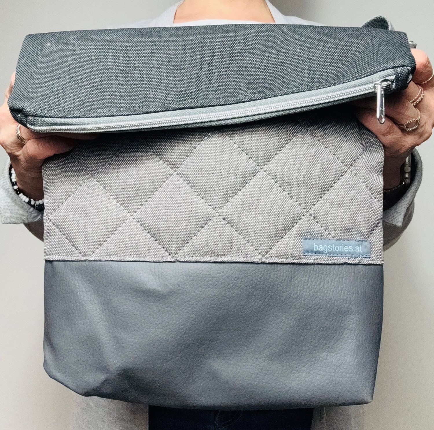 FOLDOVER.bag -anthrazit/grau