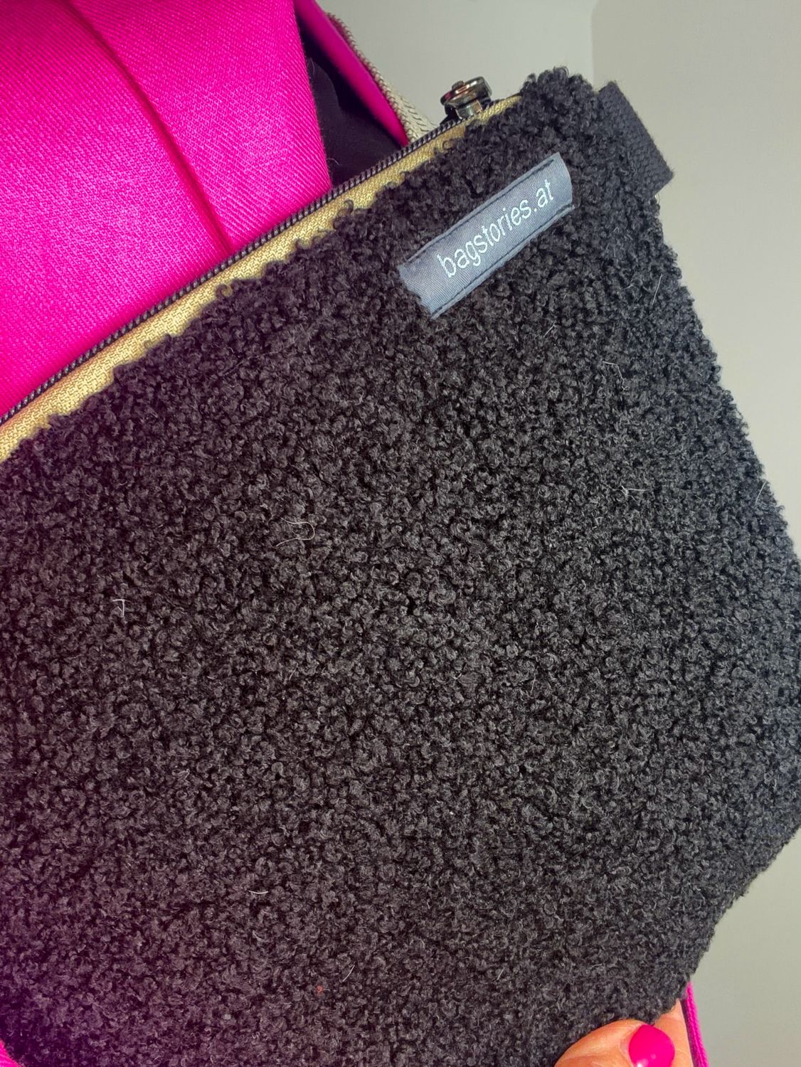 Immerdabei - Plüsch schwarz