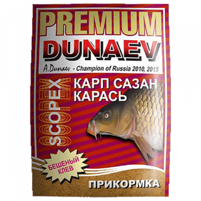 Прикормка "DUNAEV-PREMIUM" 1кг Карп-Сазан Скопекс