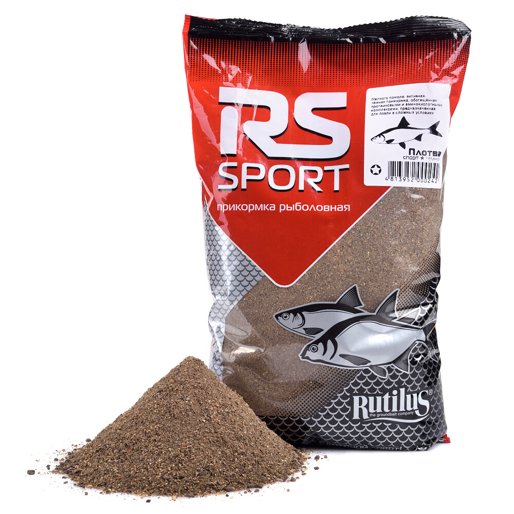 Прикормка RS Sport Плотва Темная 1 kg