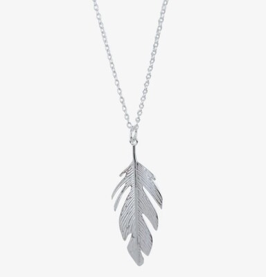 Feather Drop Necklace