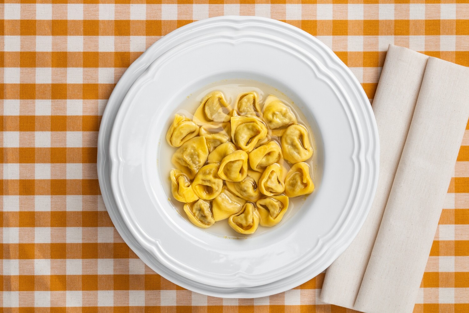 Tortellini di carne GLUTEN FREE in brodo Tortellini di carne GLUTEN FREE in brodo