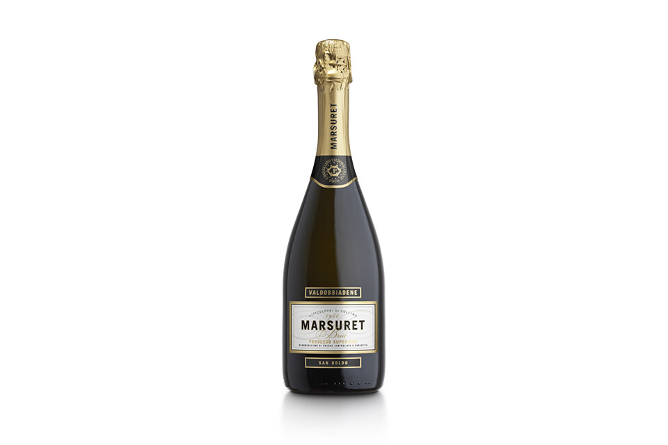 Prosecco Valdobbiadene Brut 0,75 cl - Cantine Marsuret Prosecco Valdobbiadene Brut 0,75 cl - Cantine Marsuret