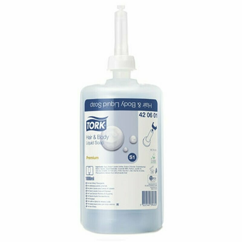 S1 Tork Duschcreme 1000 ml 6 Stk (420601)