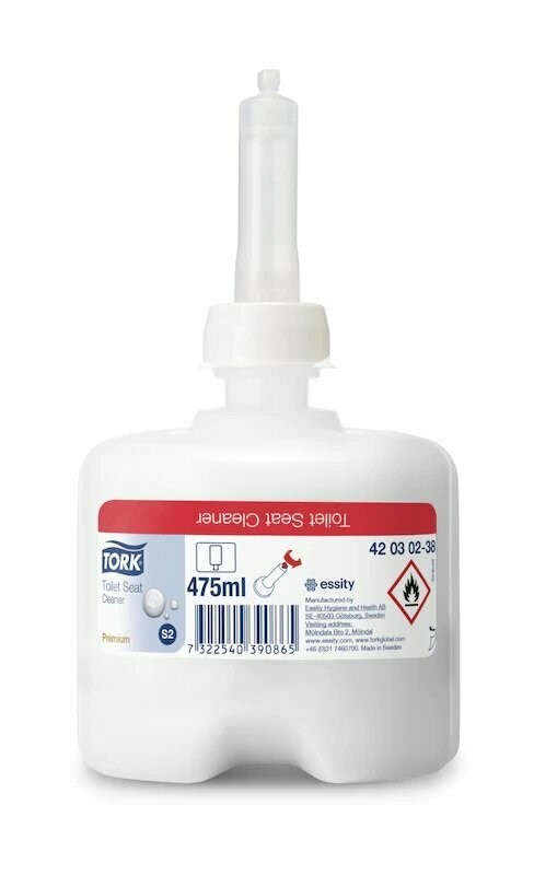 S2 Tork Toilettensitzreiniger 500 ml 8 Stk. (420302)