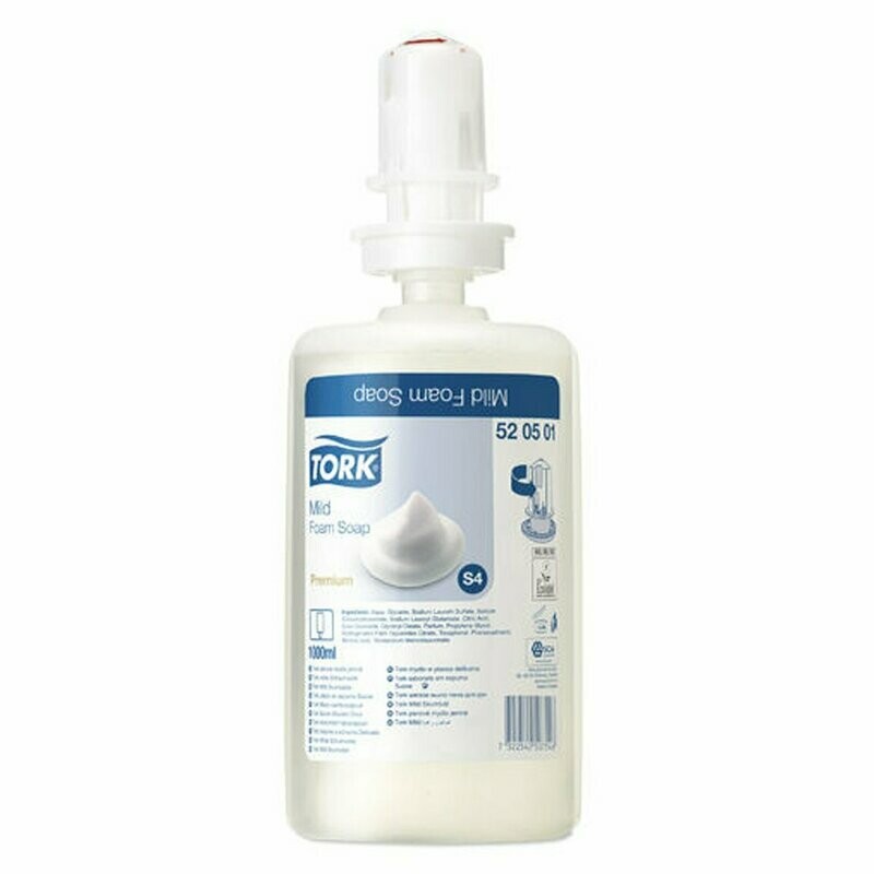 S4 Tork Milde Schaumseife 1000 ml 6 Stk (520501)