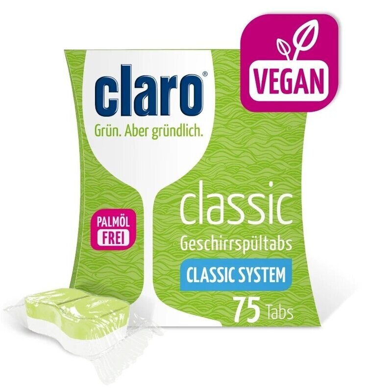 claro Öko classic Geschirrspültabs 75 Stk./Pkg.