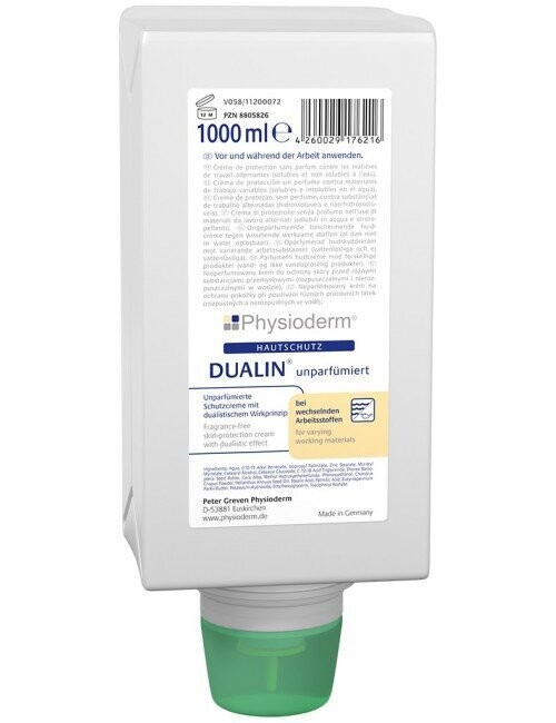 Hautschutzcreme DUALIN Physioderm 1000 ml Varioflasche