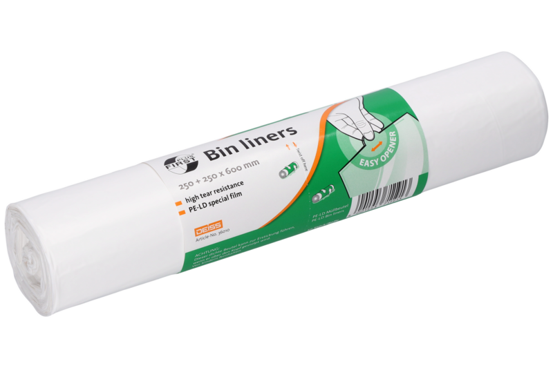 FIRST PLUS Müllsäcke 40 ltr., weiß (36010)