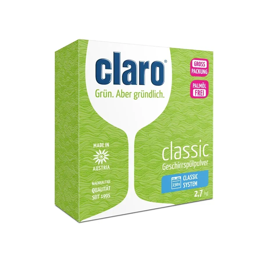 claro Geschirrspülpulver 2,7 kg