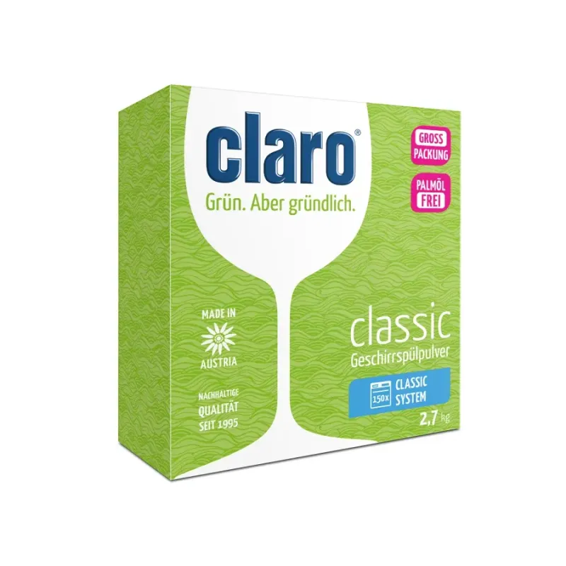 claro Geschirrspülpulver 2,7 kg
