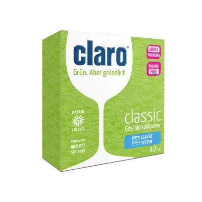 claro Geschirrspülpulver 2,7 kg