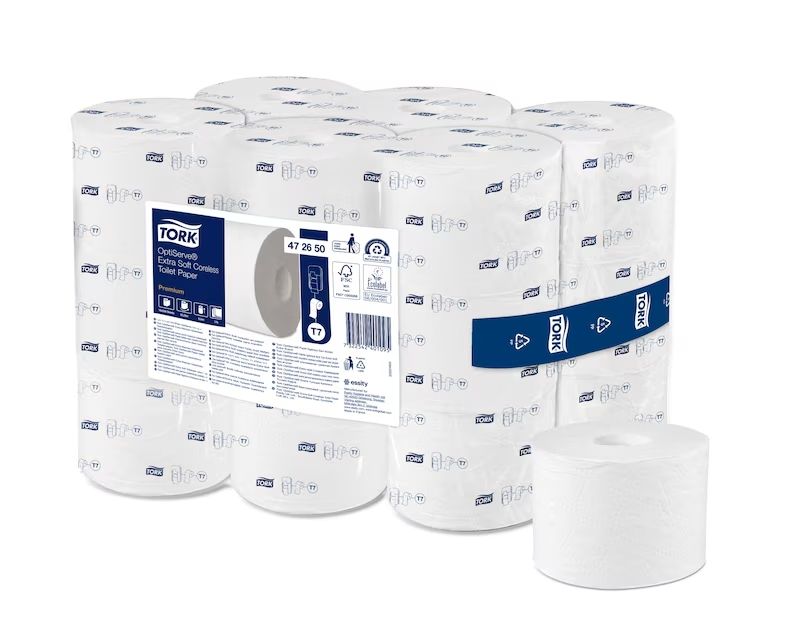 TORK T7 OptiServe extra weiches hülsenloses Toilettenpapier (472650) - ersetzt Artikel 472139