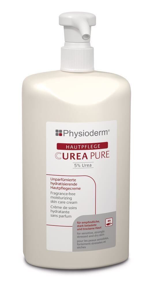 Physioderm Hautpflegecreme CUREA PURE unparfümiert 500 ml Pumpflasche