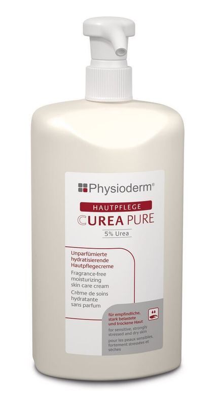 Physioderm Hautpflegecreme CUREA PURE unparfümiert 500 ml Pumpflasche