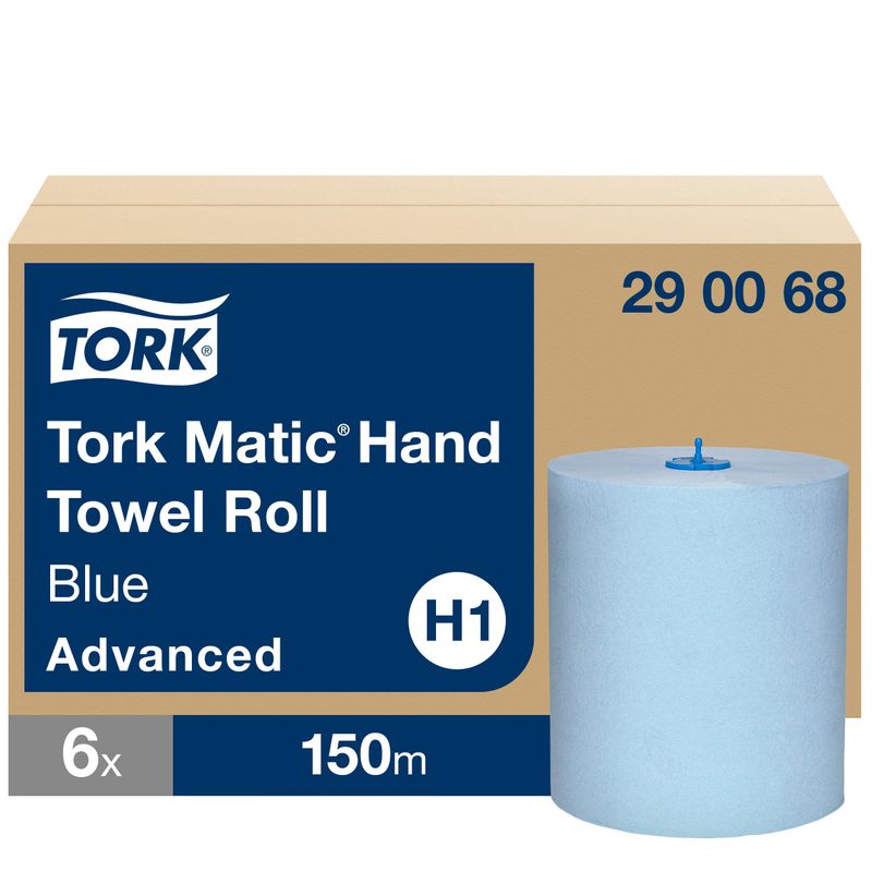 H1 Tork Matic® Blaues Rollenhandtuch Advanced (290068)