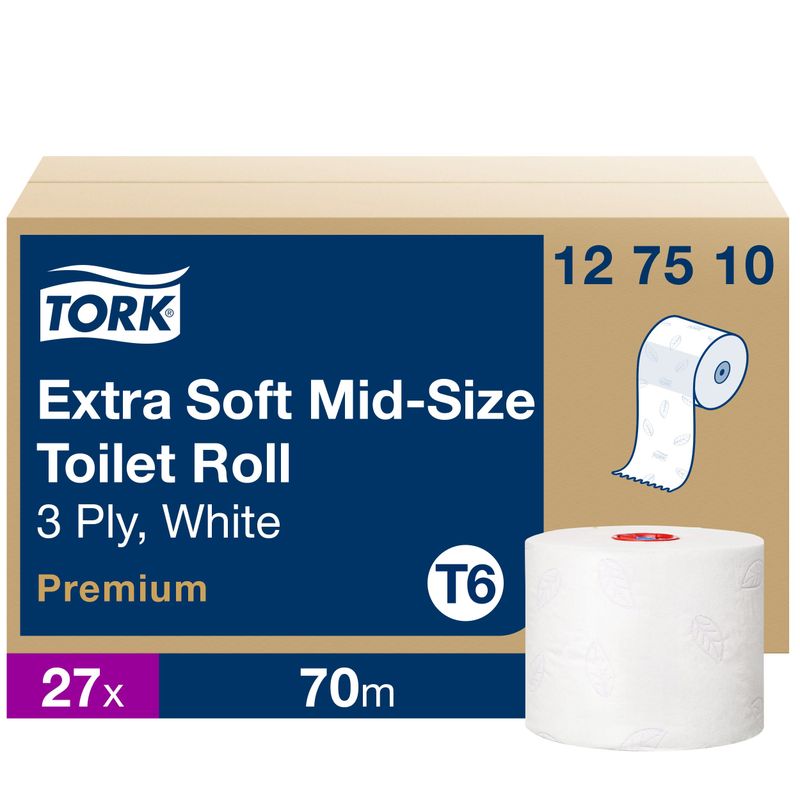 TORK T6 Extra weiches Midi Toilettenpapier (127510)