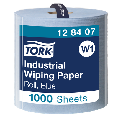 TORK W1 Papierwischtücher für den Industrieeinsatz blau (128407) TORK W1 Papierwischtücher für den Industrieeinsatz blau (128407)