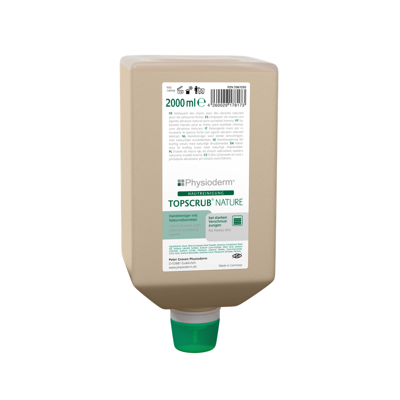 Handreiniger - Physioderm® TOPSCRUB NATURE 2000 ml Varioflasche