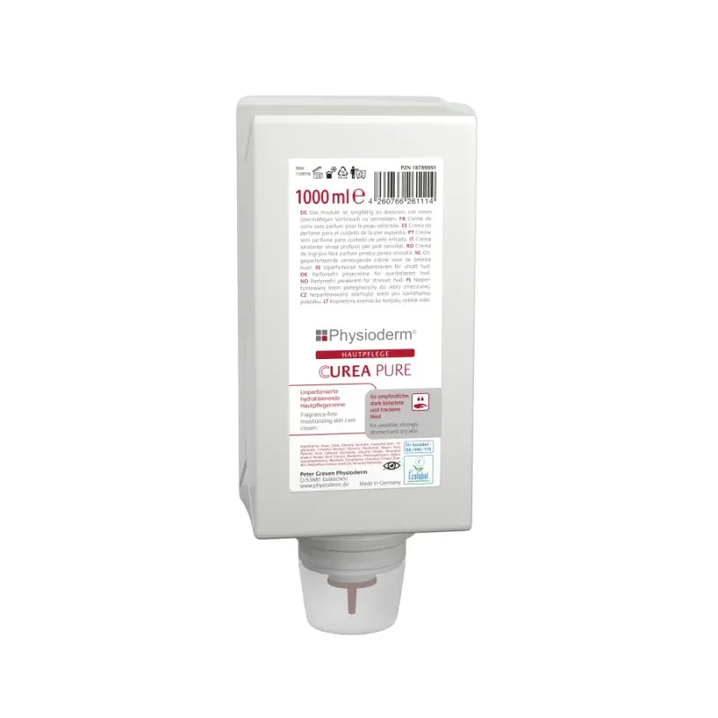 Physioderm Hautpflegecreme CUREA PURE unparfümiert 1000 ml Varioflasche