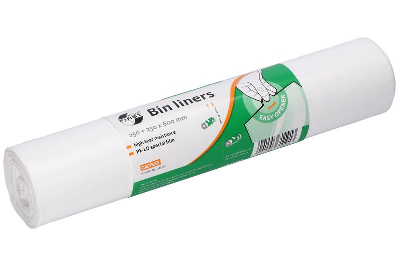 FIRST PLUS Müllsäcke 40 ltr., weiß (36010)