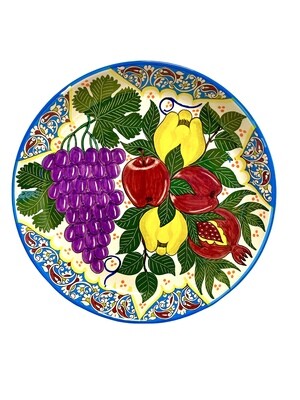 Leganas 37 cm Cidonija, Vynuogės, Obuoliai ir Granatas