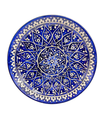 Leganas 38 cm Karakalam "Qora galam", mėlynas raštas