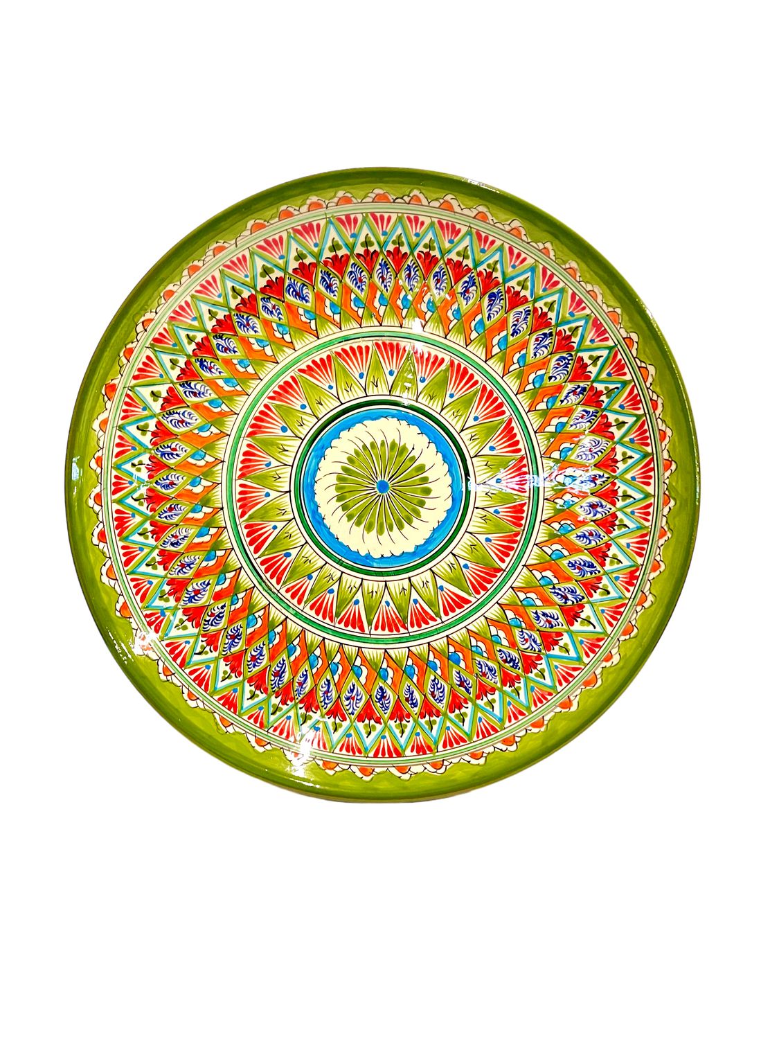 Handmade Legan 42 cm “Mechrob”, green pattern