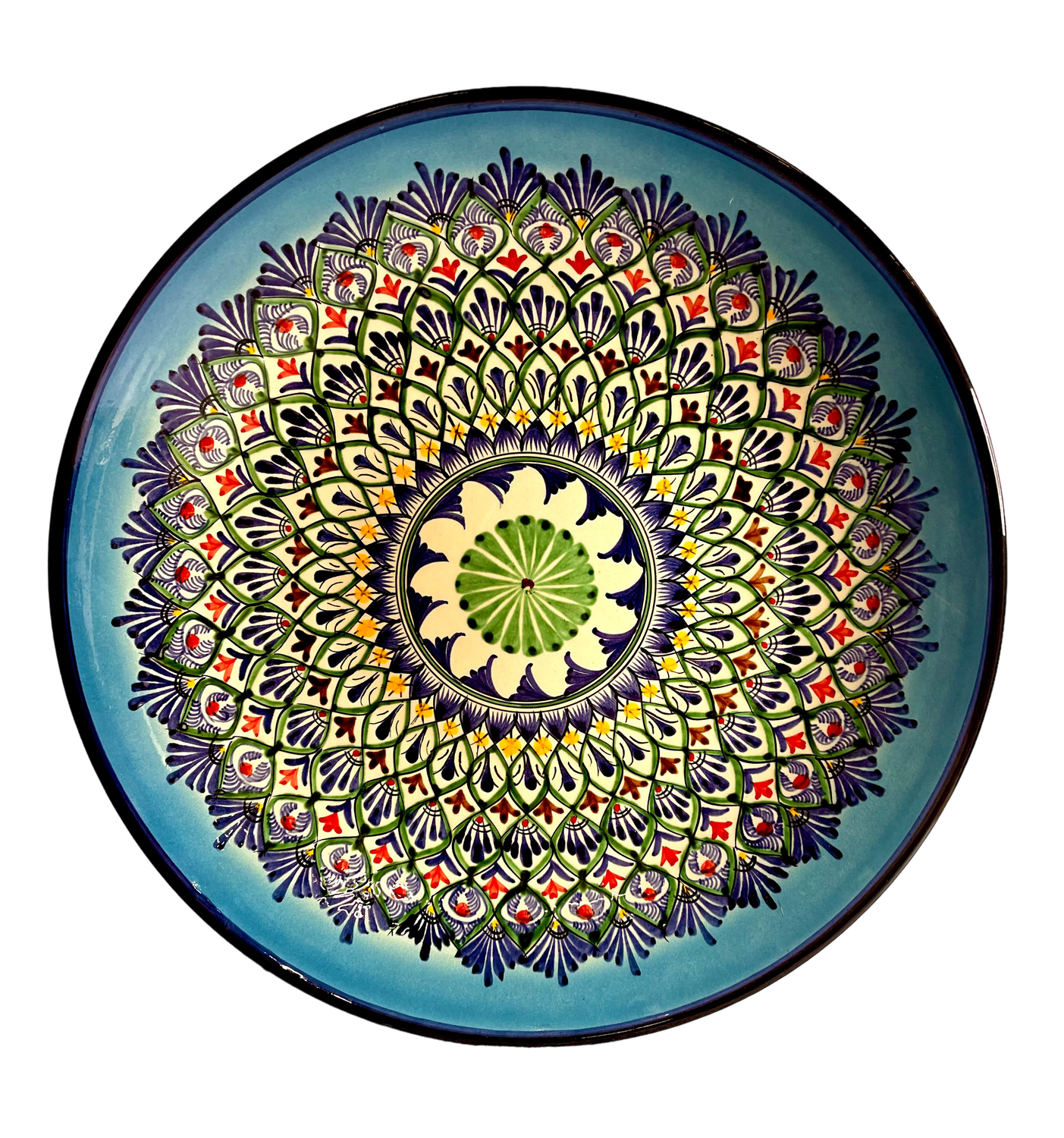 Handmade Legan 42 cm &quot;Fondor&quot;, blue pattern