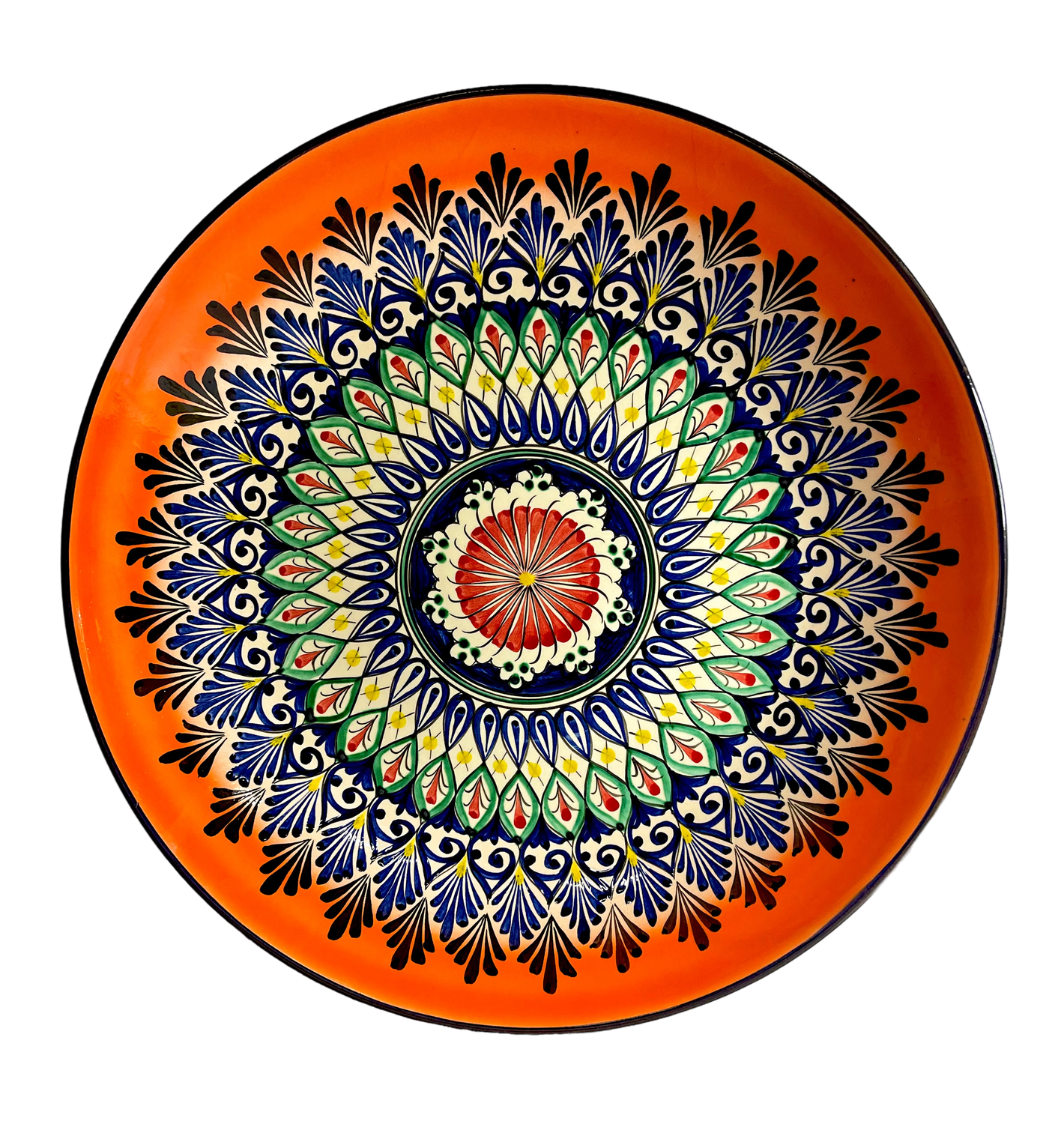 Handmade Legan 42 cm &quot;Fondor&quot;, orange pattern