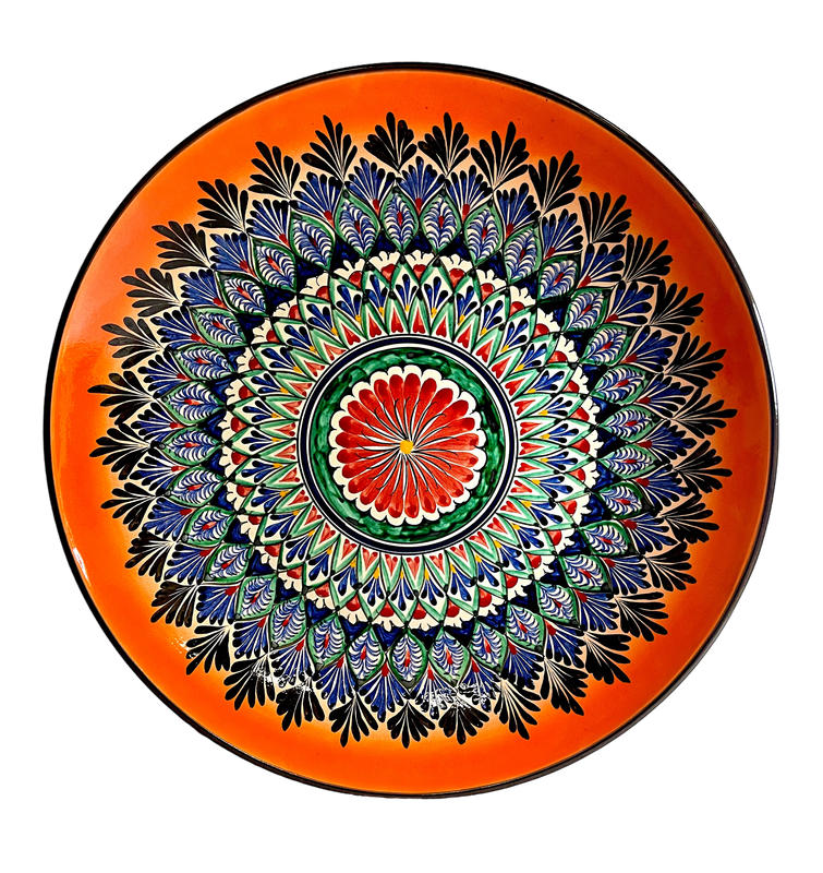 Handmade Legan 42 cm &quot;Fondor&quot;, orange pattern