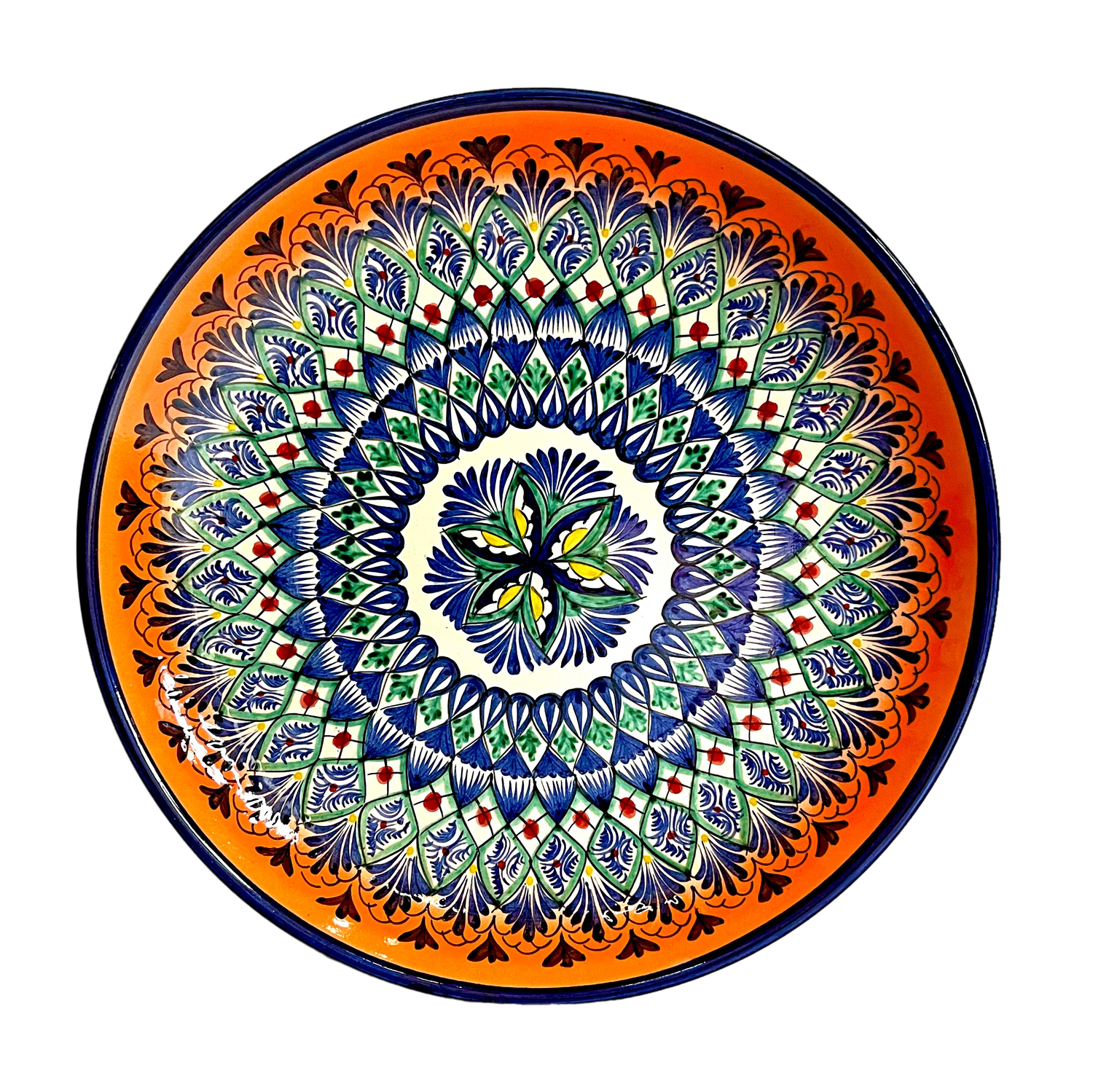 Handmade Legan 32 cm &quot;Fondor&quot;, orange pattern