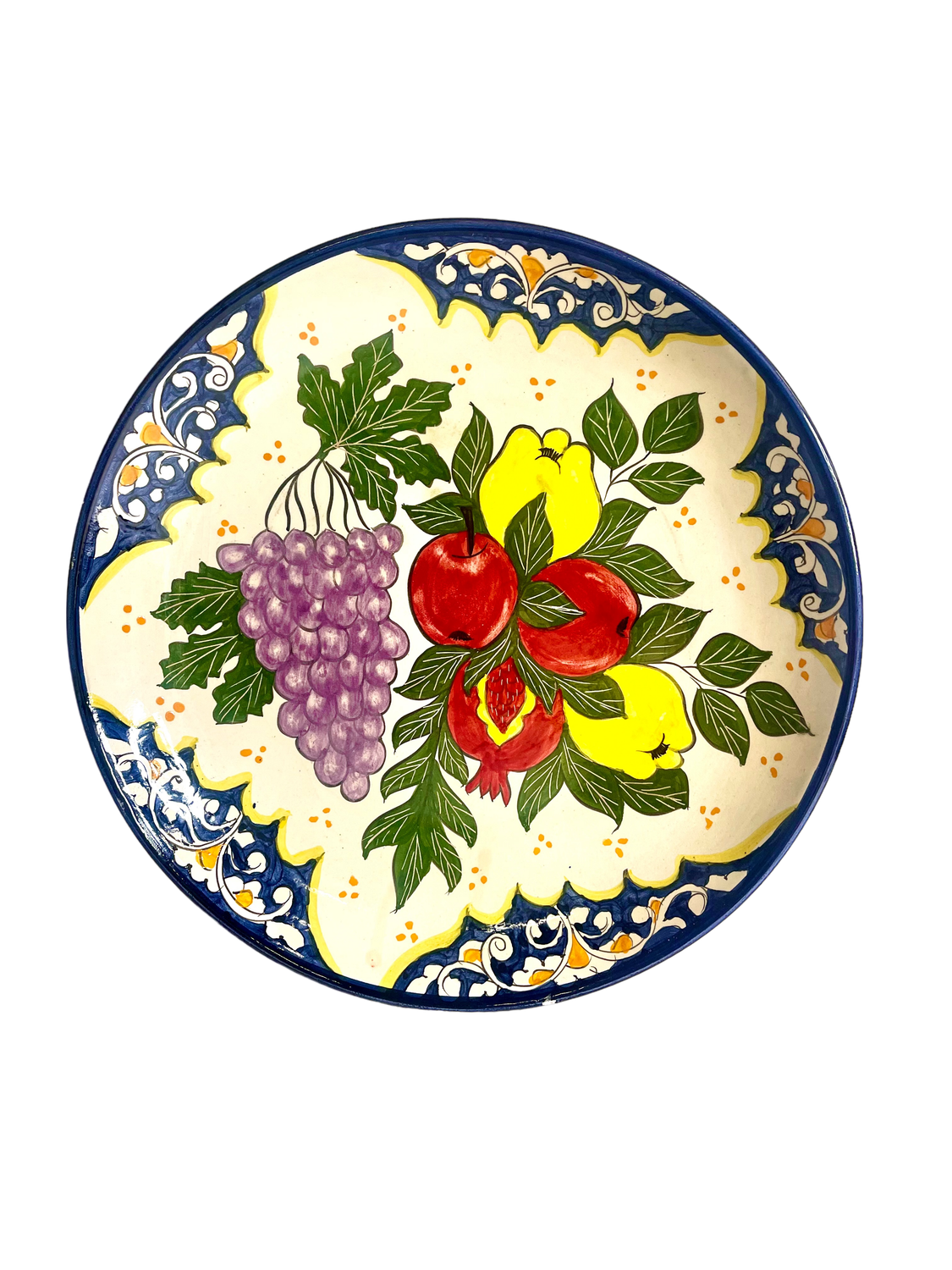 Handmade Legan 32 cm apple quince, grape, apple, pomegranate