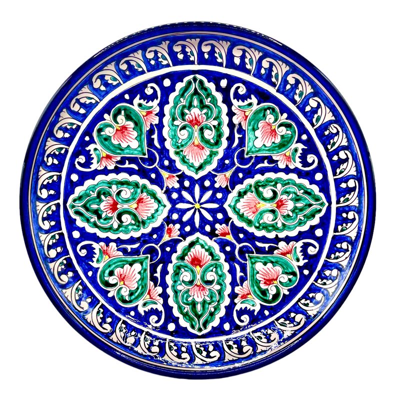 Handmade Legan 30 cm &quot;Qora galam&quot;, blue pattern