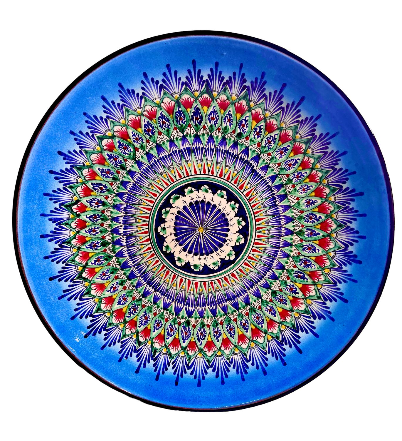 Handmade Legan 42 cm &quot;Fondor&quot;, blue pattern