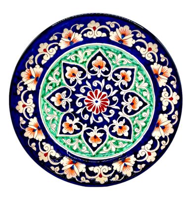 Handmade Legan 22 cm &quot;Qora galam&quot;, blue pattern