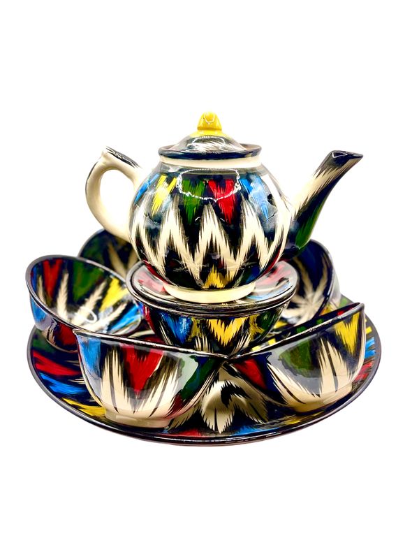 Handmade Tea Set “Atlas” pattern