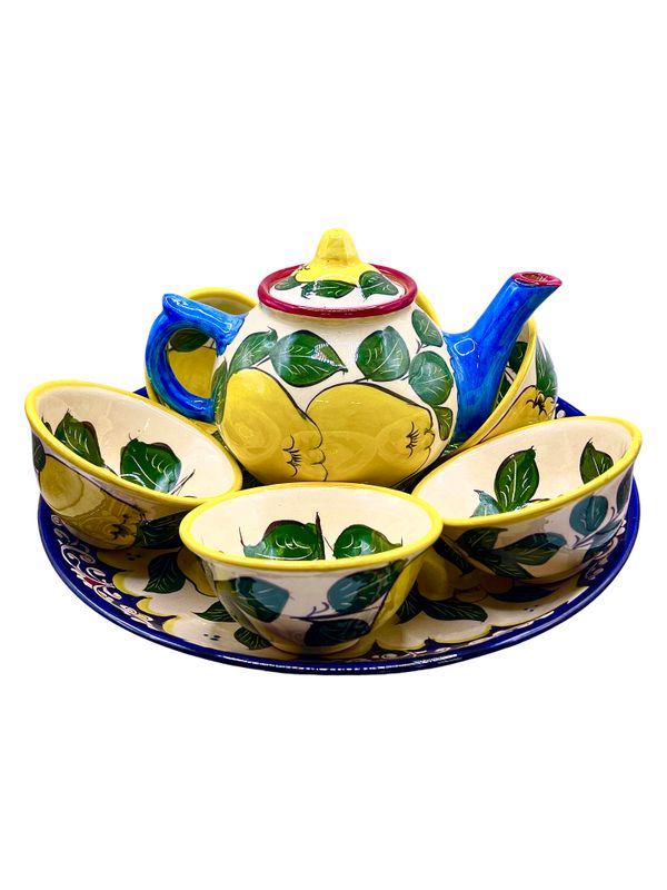 Handmade Tea Set apple quince