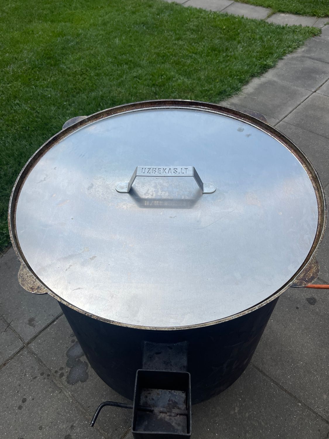 ​​Lid for kazan 80l - D78 cm, Aluminum, flat